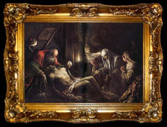 framed  BASSANO, Jacopo Le Christ descendu de la Croix, ta009-2